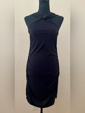 Jarbo Black Cotton Sleeveless Dress Size 34